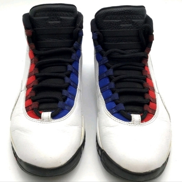 Nike Air Jordan 10 Men\'s Retro Westbrook C/O 2006 Red Blue Black Sneakers (+COA) main image 3